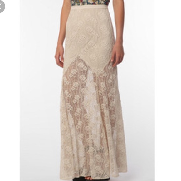 Urban Outfitters Dresses & Skirts - SALE! Urban outfitters ecote lace skirt