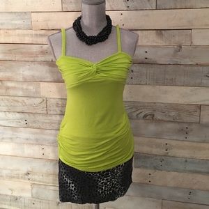 Lime green tank