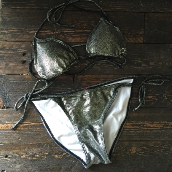 Metallic Swim Suit Bikini