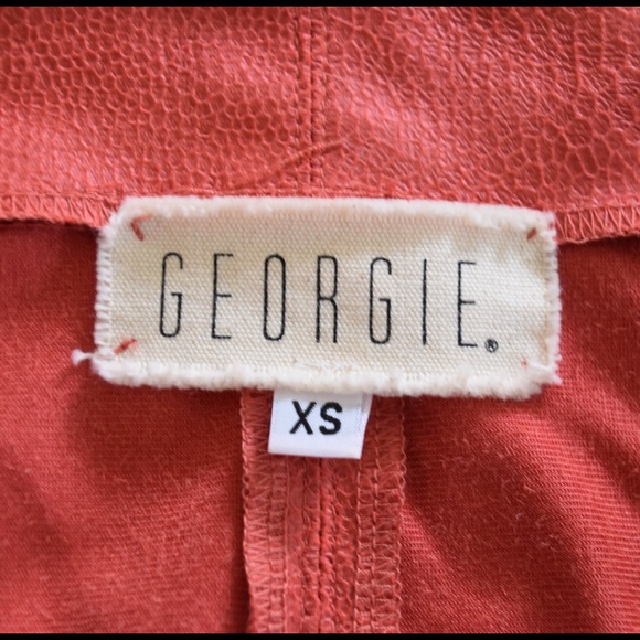 Coral Colored Moto Jacket - Picture 3 of 3