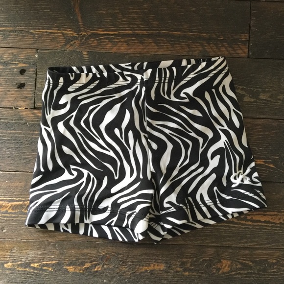 Zebra GK Spandex Cheer Shorts