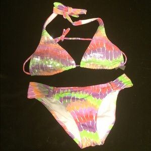 Victoria's Secret multi-colored bikini