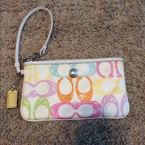 Coach Signature Wristlet