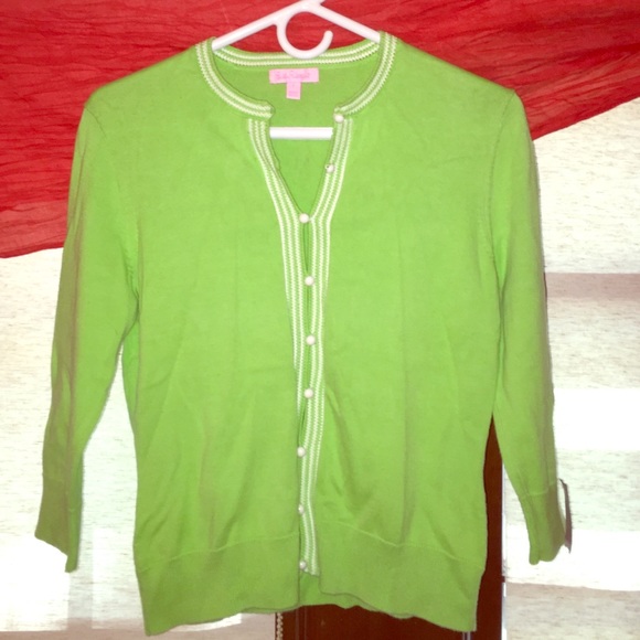 Lilly Pulitzer Green Cardigan