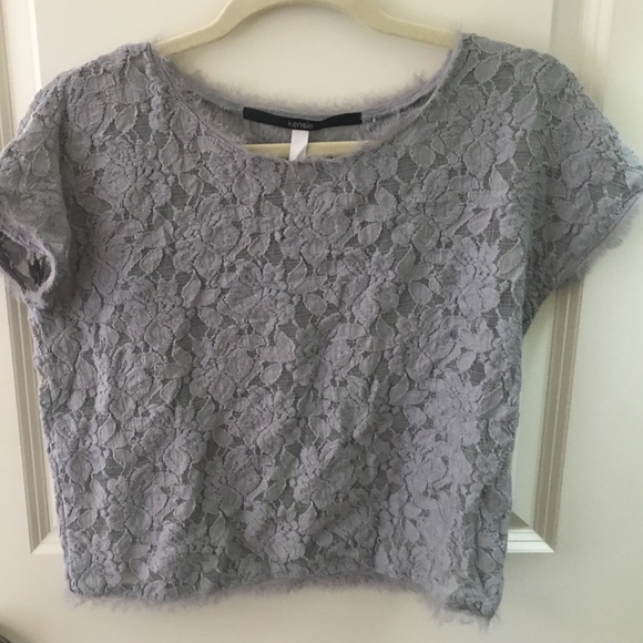adorable grey small top