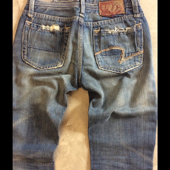 Z BRAND distressed boot cut jeans SALE - Picture 4 of 4