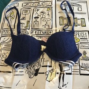 A Victoria's Secret push-up T-shirt bra