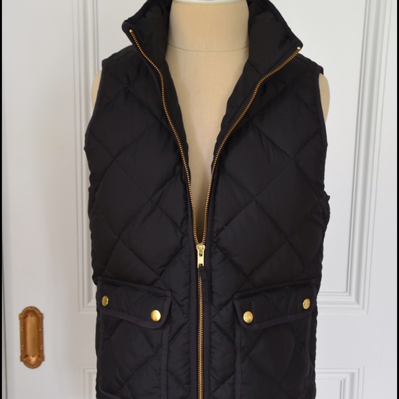 J Crew Jackets & Blazers - J Crew Black Puffer Vest