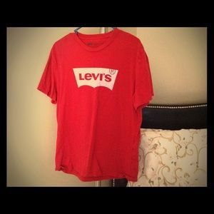 Men's Levi's Graphic T-Shirt Red - Large