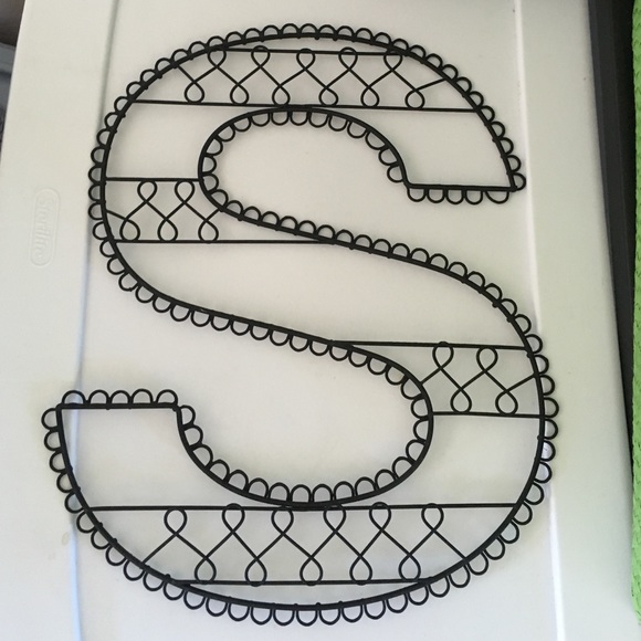 Pottery barn teen S letter