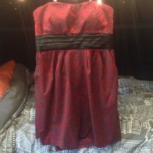 Brocade Formal Dress with Pockets