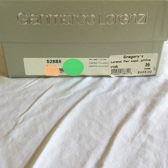 Gianmarco Lorenzi flower espadrilles platforms