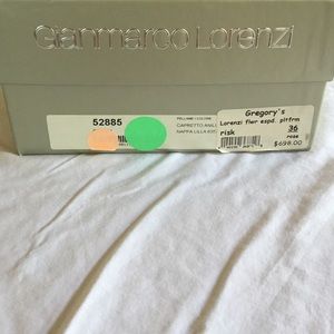 Gianmarco Lorenzi flower espadrilles platforms