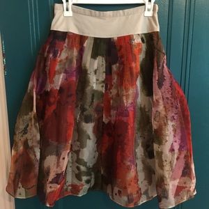 Beautiful Silk Anthro Skirt