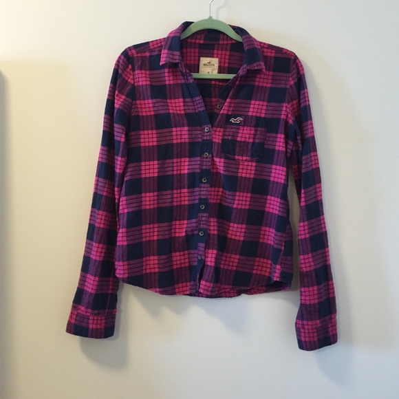 Hollister flannel long sleeve shirt