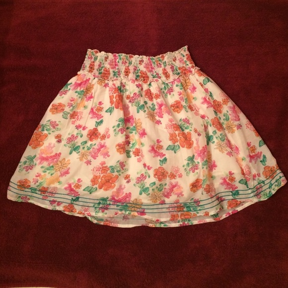 Floral Mini Skirt