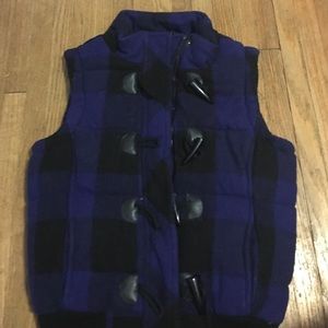 Plaid vest