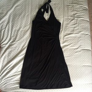 Tommy Bahama faux wrap halter dress