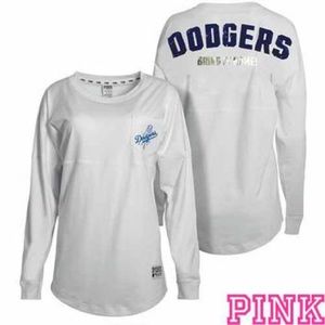 Dodgers Pink varsity crew