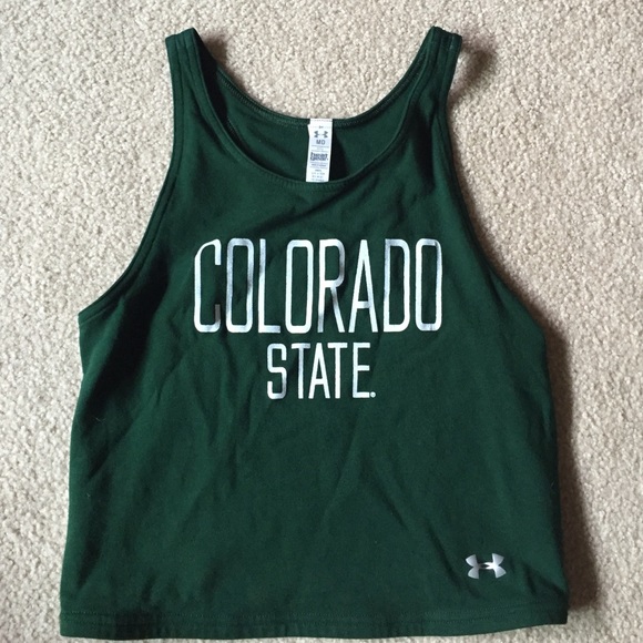 Colorado State University underarmor crop top tank