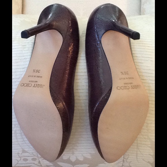 Jimmy★Choo(セールで嬉しい再入荷)ゴージャスlizard型押しCherI org.jpg