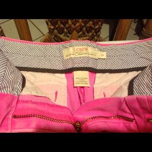 J. Crew size 2 w/3" inseam hot Pink shorts