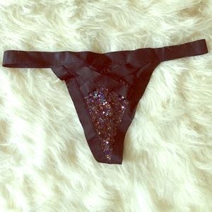 Sequined thong
