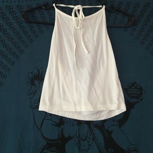 white halter top