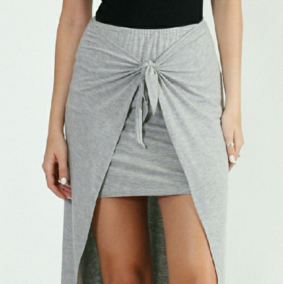 💥SALE!!!💥 ELAN Tie Front Skirt - Picture 3 of 4
