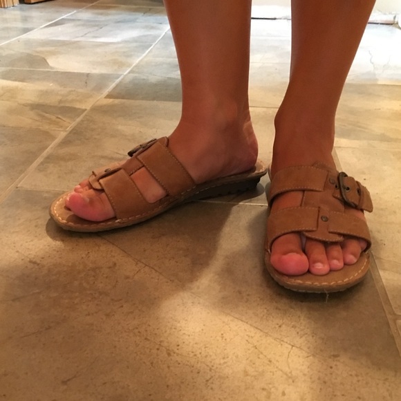 Tan Minnetonka Sandals