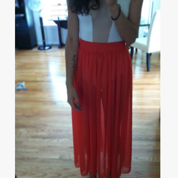 Chiffon Maxi Skirt