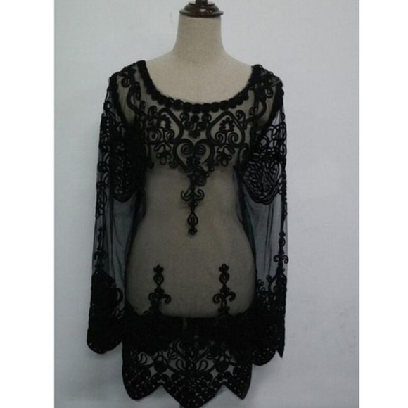 ❣Lace Swim Cover - Picture 2 of 3