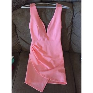 Coral mini DRESS