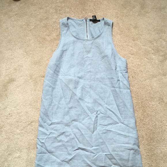 Light blue cotton dress