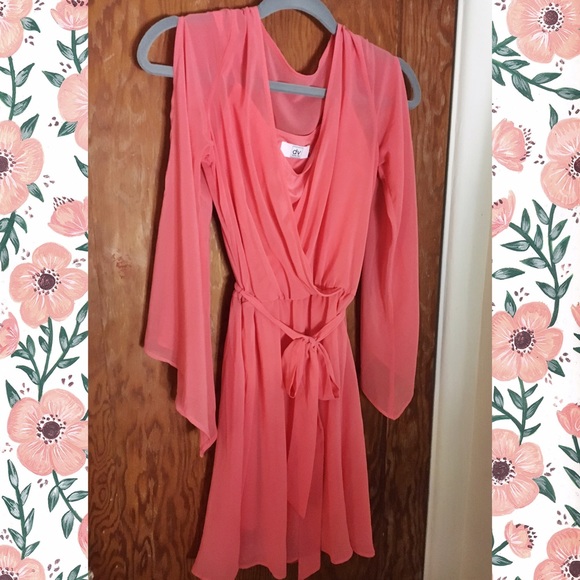 Dolce Vita Coral Wrap Dress