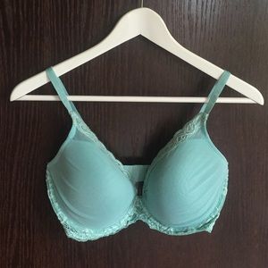 Natori Sky Blue Lace Bra