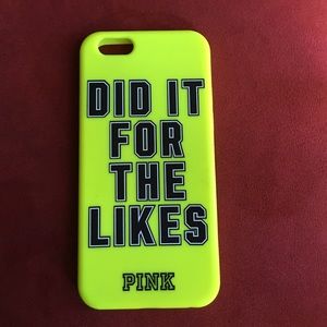 PINK's "Did it for the likes" iPhone6 case