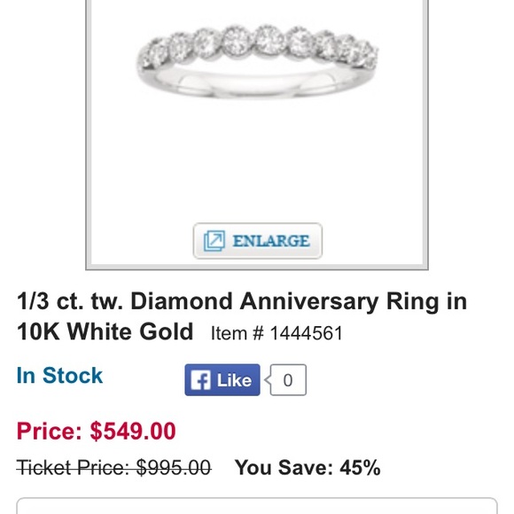 BEAUTIFUL 1/3 Carat Diamond Band