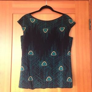 Peacock feather shirt