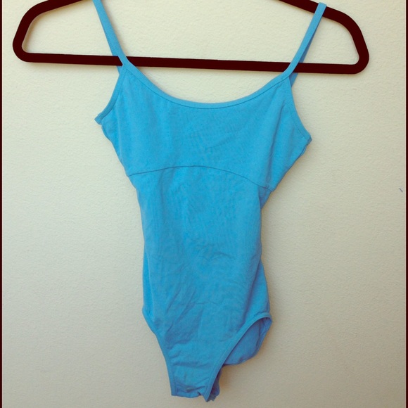Capezio light blue leotard
