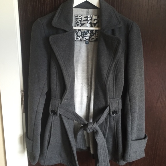 Grey Mid-Length Peacoat - Picture 4 of 4