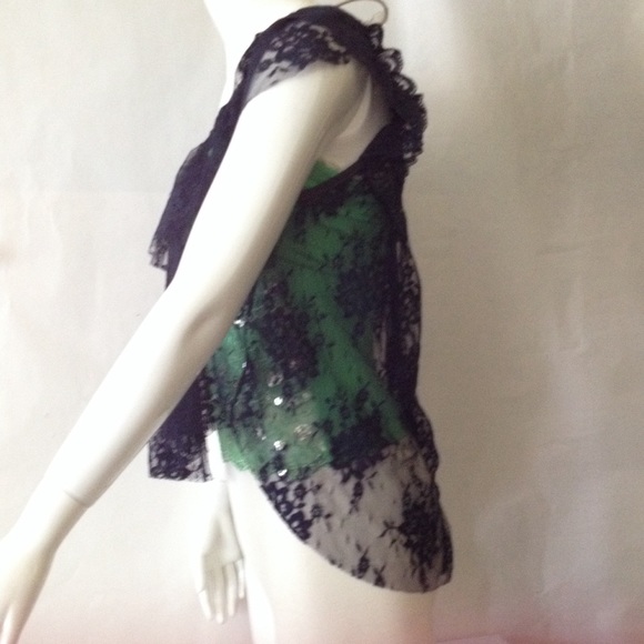 Free People See-thru Lace Top. XS - Picture 2 of 4