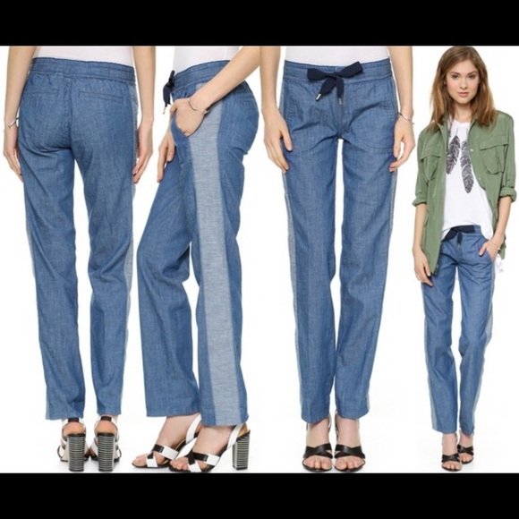 SOLD ON EBAY! NWT‼️ Tory Burch Drawstring Jeans. - Picture 1 of 4