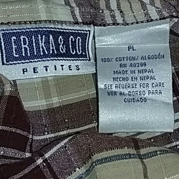 Plaid button up shirt - Picture 2 of 3