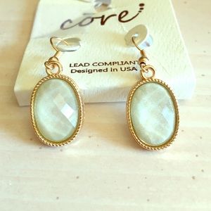 Mint earrings