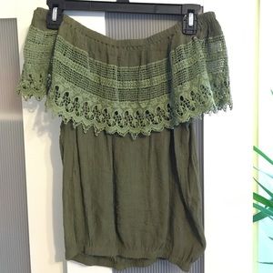 Off the shoulder blouse