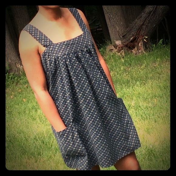 Navy jumper with pockets