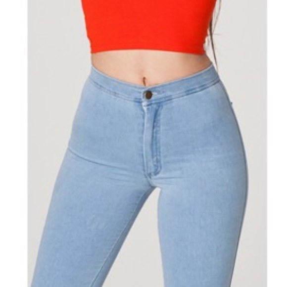 High waisted American Apparel jeans