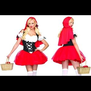 Red Riding Hood Halloween Costume 🌹