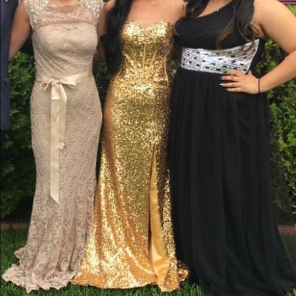 Gold Prom Dress - Picture 2 of 2